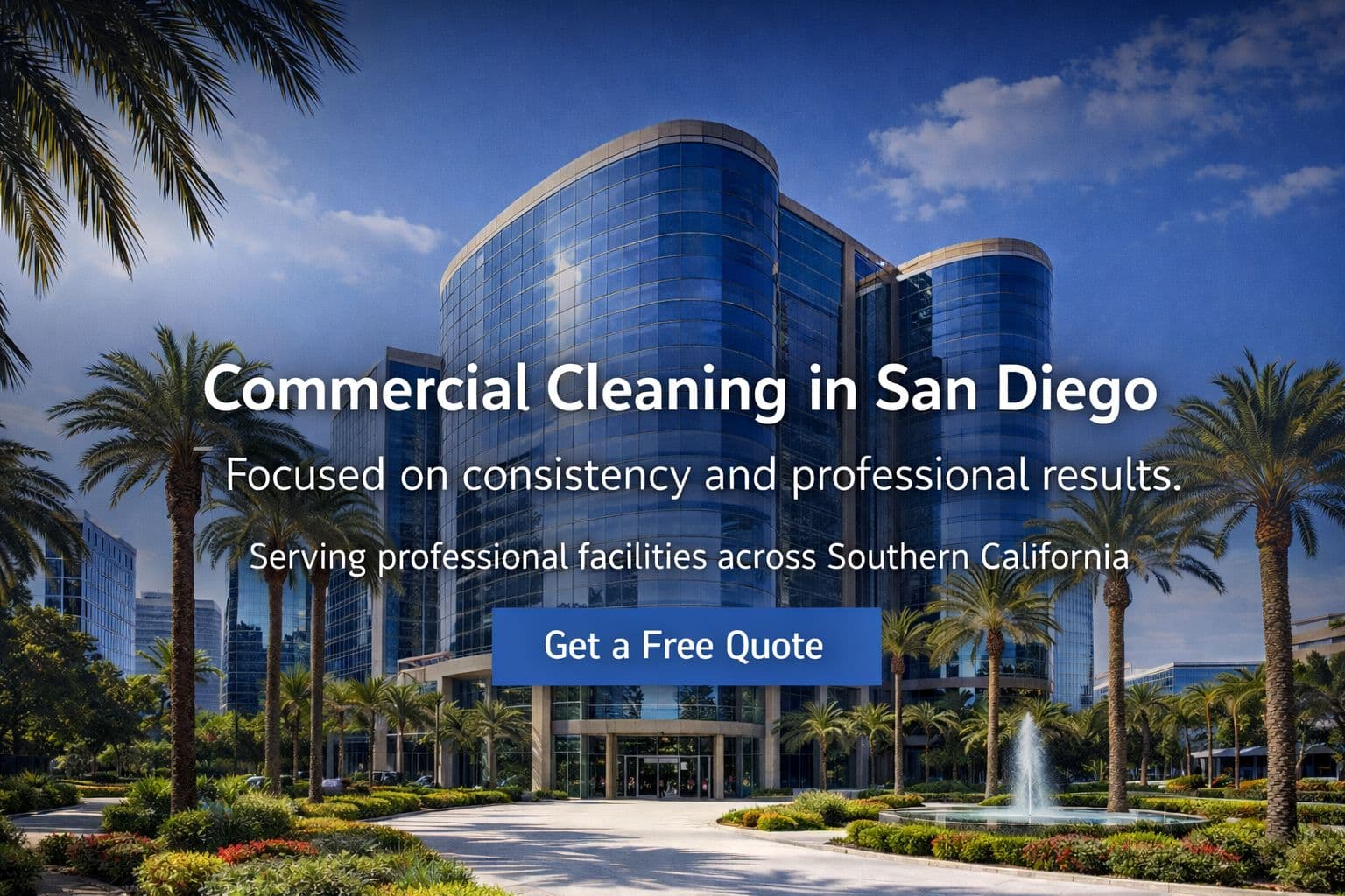 Clean, organized workspace representing our commercial cleaning service